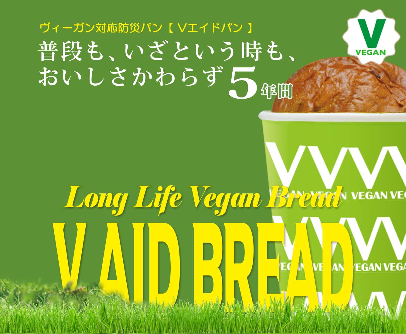 1167円 95％以上節約 最大18倍 最大32倍 非常食 パン 5年保存 東京ファインフーズ Ｖエイド保存パン プレーン 125g ５個セット 送料無料